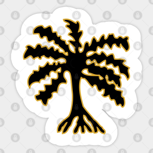 Abe Dua | Adinkra Symbol | African | African American | Black Lives Sticker by UrbanLifeApparel